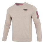 Толстовка Nike Back Smiling Face Pattern Printing Round Neck Pullover Long Sleeves Hoodie Men's Grey, серый - фото