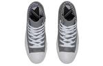 Кроссовки chuck taylor all star high top leather grey white Converse, серый - фото 4