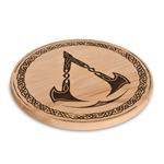 Assassin's Creed - Разделочная доска с логотипом Valhalla, бук - фото 2