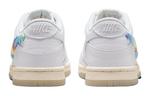 Nike Dunk Low SE Rainbow Lace Swoosh White PS, бежевый фиолетовый оранжевый - фото 5