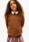 Толстовка Tommy Hilfiger MINI CORP C-NECK, Pecan Nut/Brown - фото 4
