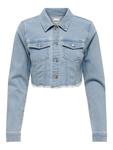 Джинсовая куртка ONLY, цвет light blue denim - фото