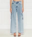 Джинсы HUGO flare fit, синий - фото