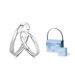 MOLADY Пара серебряных колец Sterling Silver унисекс - фото 10