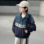 Детская куртка Lapel Moderate EASTERN CAMEL, синий - фото 4