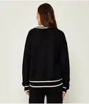 Свитер Relaxed fit Liu Jo Sport, черный - фото 3