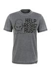 Рубашка Recovered Marvel Help Resist Rust, темно-серый - фото