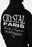 Худи CRYSTAL PARIS Hoodie, Black - фото 4