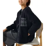 Marimekko X Marimekko Совместная бархатная куртка женская тёмно-серая UNIQLO - фото 2