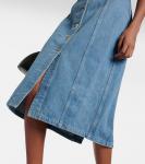 Джинсовое платье миди Patou, Ice Blue - фото 5