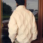 RickyisClown Унисекс пуховик, Ecru - фото 10