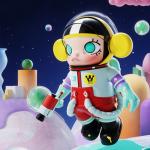 Mega Collection Space Molly Little Painter 1000% POP MART - фото 3