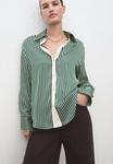 Блуза Mango Button-down blouse, Green - фото