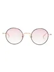 Солнцезащитные очки с эффектом градиента Matsuda, розовый - фото