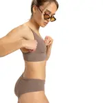 Lasca Roxy женские трусики бикини, коричневый - фото 4