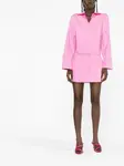 Платье-рубашка мини Margot The Attico, розовый - фото 2