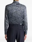 Рубашка с принтом пейсли ETRO, синий - фото 3