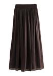 Юбка Next Pleated skirt, Chocolate Brown/Brown - фото