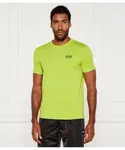 Футболка Slim fit Ea7, зеленый - фото