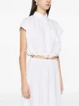 Рубашка с вышитым логотипом SACAI, белый - фото 3
