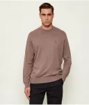 Свитер regular fit Armani Exchange, бежевый - фото