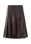 Юбка Mango A-line skirt, Brown - фото 4