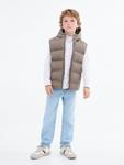 Жилет MANGO KIDS, шоколадный - фото 6