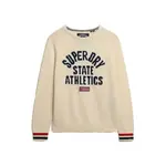 Свитер Superdry Slouchy Intarsia Graphic, бежевый - фото 2