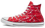 Кеды Converse Chuck Taylor All Star High 'Paint Splatter - University Red' - фото