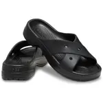 Женские шлепанцы Cl Womens Cross Strap W Crocs, чёрный - фото 2