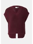 Вязаный свитер в цвете 4916_bordeaux comma - фото