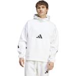 Толстовка с капюшоном zne (нормальная и длинная) Adidas, белый - фото 2