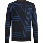 Свитер мужской EMPORIO ARMANI, темно-синий - фото 2