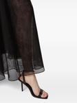 Nina Ricci юбка макси из органзы, черный - фото 5