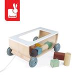 Janod, тележка с блоками Sweet Cocoon. - фото