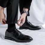 Туфли мужские низкие черный Luomaike - фото 8