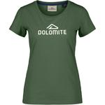 Shirt dol tee w's strenta Dolomite, зеленый - фото