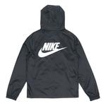 Куртка Nike Back Large Logo Zipper hooded track Jacket Black, черный - фото