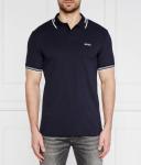 Рубашка поло Boss Green, синий - фото