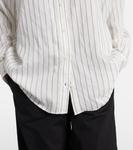 Полосатая рубашка Toteme, White/Oyster - фото 5