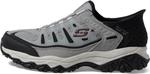 Кроссовки Afterburn M. Fit Ridgeburn Hands Free Slip-Ins SKECHERS, серый/черный - фото 4