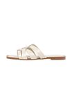 Мюли FLAT STRAPPY SLIDER SANDALS  Stradivarius, белый - фото