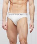 Трусы мужские Polo Ralph Lauren с логотипом 3 шт, белый - фото 2