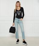 Кроссовки женские Calvin Klein Jeans кожаные на платформе, черный - фото 2