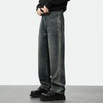 Джинсы мужские Jeep, N321 потертый синий - фото 8