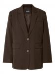 PIECES Блейзер 'PCKamil' в темно-коричневом цвете - фото