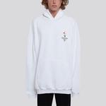 Худи Balenciaga Unisex Logo Oversize Sweatshirt White, белый - фото 3