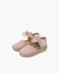 Эспадрильи для девочки на тонкой подошве с бантиком из тюля Pisamonas, розовый - фото 3