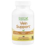 Super Nutrition, добавка для поддержки вен, 90 растительных капсул - фото