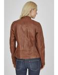 Кожаная куртка 7eleven Trina, цвет tabak - фото 3